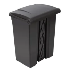 Jantex Küchenpedaleimer schwarz 65L