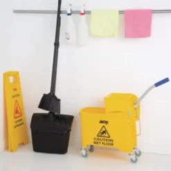 Jantex Moppeimer mit Mopppresse gelb 20L
