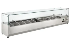 Kühlaufsatz ECO 5 x GN 1/4 mit Glasaufsatz