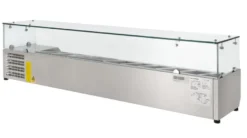 Kühlaufsatz ECO 5 x GN 1/4 mit Glasaufsatz