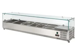 Kühlaufsatz ECO 9 x GN 1/3 mit Glasaufsatz