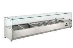 Kühlaufsatz ECO 9 x GN 1/3 mit Glasaufsatz