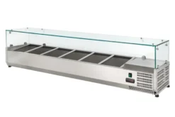 Kühlaufsatz ECO 8 x GN 1/3 mit Glasaufsatz