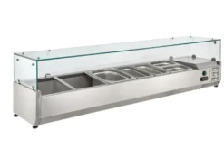 Kühlaufsatz ECO 8 x GN 1/3 mit Glasaufsatz