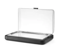 Kühldisplay UNIQ, HENDI, designed by Robert Bronwasser, GN 1/1, Schwarz, 593x389x(H)147mm