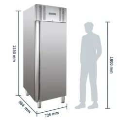 Kühlschrank ELINE 650 GN 2/1 Monoblock - hohe Energieeffizienz