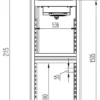 Kühlschrank Profi 700 GN 2/1 - mit 2 Halbtüren