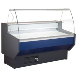 Kühltheke PROFI 100 - rundes Frontglas, 1050 mm, mit LED-Beleuchtung