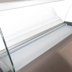 Kühltheke PROFI 100 - rundes Frontglas, 1050 mm, mit LED-Beleuchtung