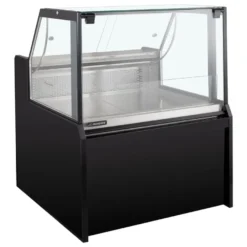 Kühltheke TITAN 997 mm schwarz, LED-Beleuchtung, gekühlter Unterbau