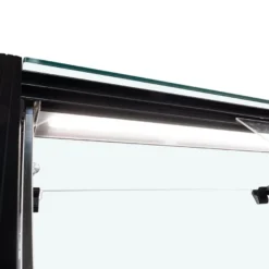 Kühltheke TITAN 997 mm schwarz, LED-Beleuchtung, gekühlter Unterbau