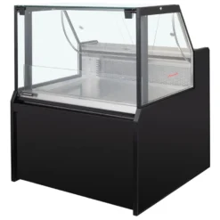 Kühltheke TITAN 997 mm schwarz, LED-Beleuchtung, gekühlter Unterbau