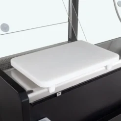 Kühltheke TITAN 997 mm schwarz, LED-Beleuchtung, gekühlter Unterbau