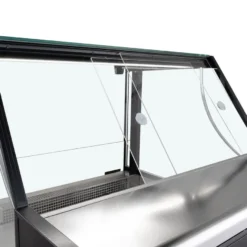 Kühltheke TITAN 997 mm schwarz, LED-Beleuchtung, gekühlter Unterbau