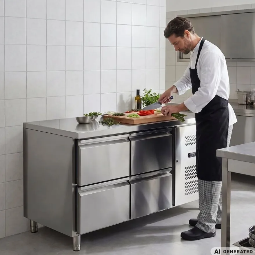Kühltisch ECO 0/4 - GN 1/1