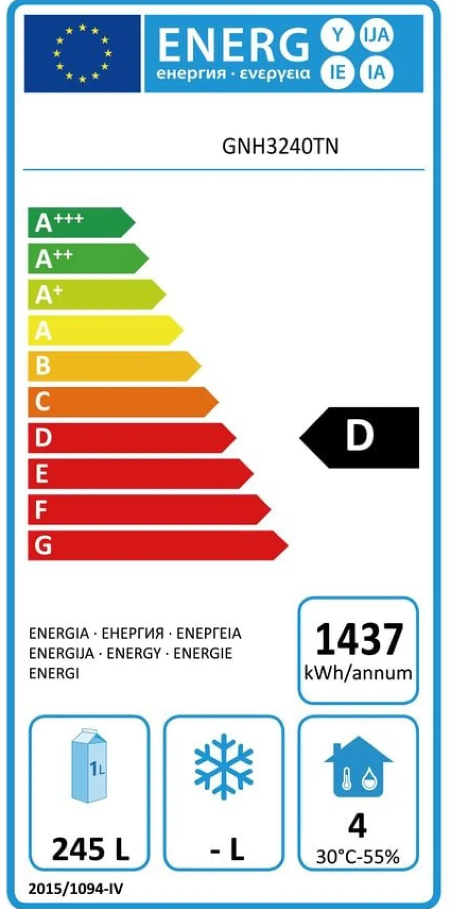 Kühltisch ECO 1/4 mit Aufkantung - GN 1/1