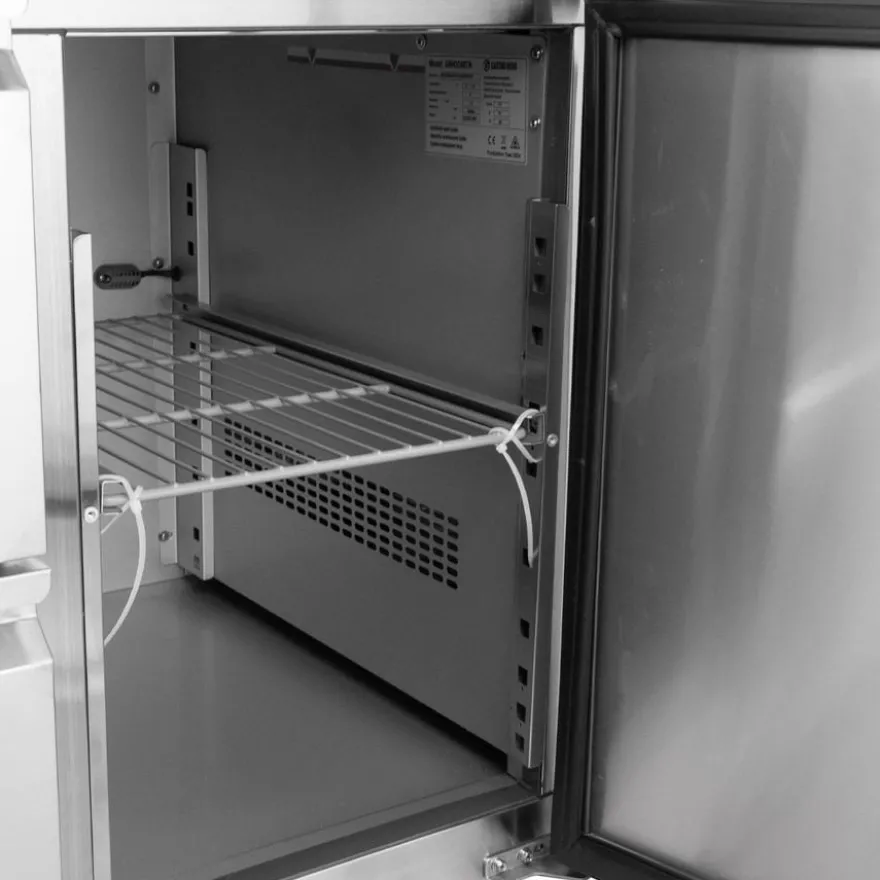 Kühltisch ECO 1/4 mit Aufkantung - GN 1/1