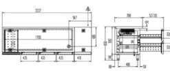 Kühltisch Profi 3/2 Superior - GN 1/1
