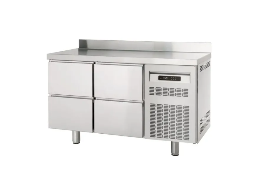 Kühltisch Profi 0/4 Superior mit Aufkantung - GN 1/1
