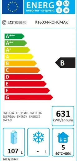 Kühltisch Profi 600 0/4 Superior mit Aufkantung