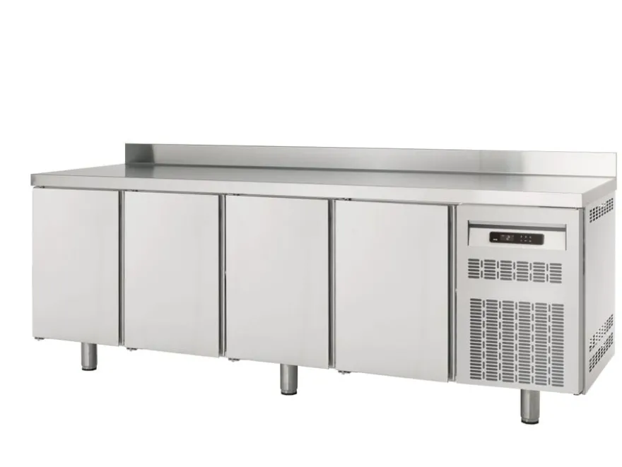 Kühltisch Profi 4/0 Superior mit Aufkantung - GN 1/1