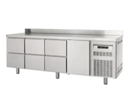 Kühltisch Profi 1/6 Superior mit Aufkantung - GN 1/1