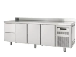 Kühltisch Profi 3/2 Superior mit Aufkantung - GN 1/1