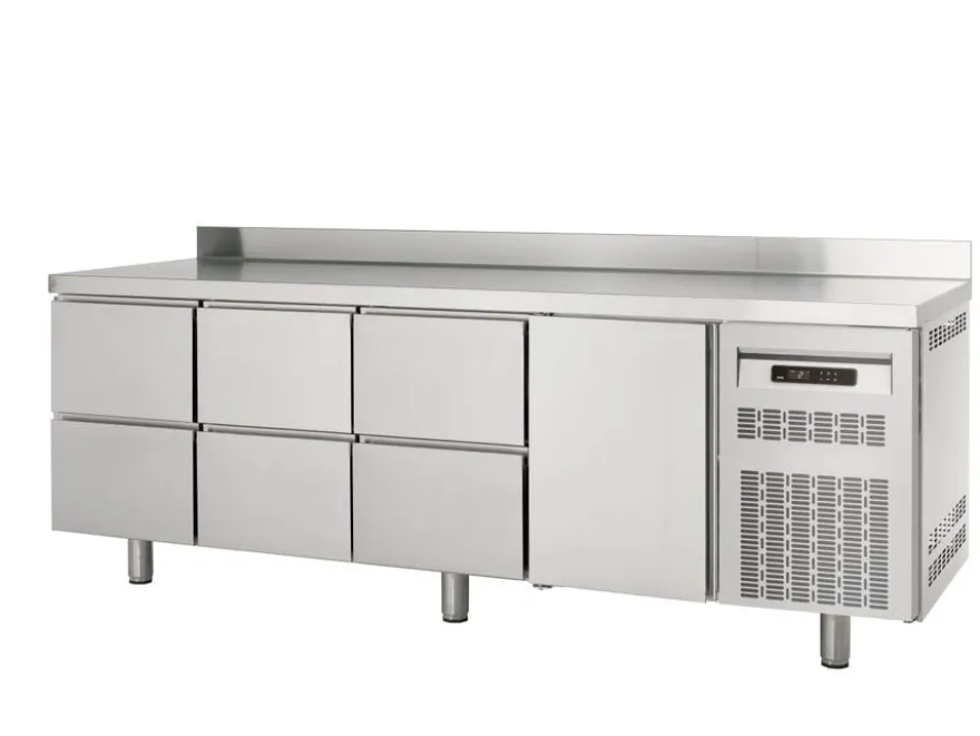 Kühltisch Profi 600 1/6 Superior mit Aufkantung