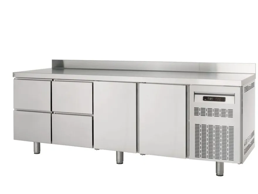 Kühltisch Profi 600 2/4 Superior mit Aufkantung