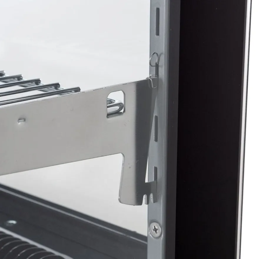 Kühlvitrine ECO 160 Liter, 880 mm, mit LED-Beleuchtung und 2 Ablagen
