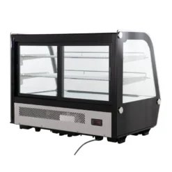 Kühlvitrine ECO 160 Liter, 880 mm, mit LED-Beleuchtung und 2 Ablagen