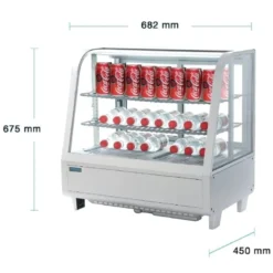 Kühlvitrine Polar 100 weiß