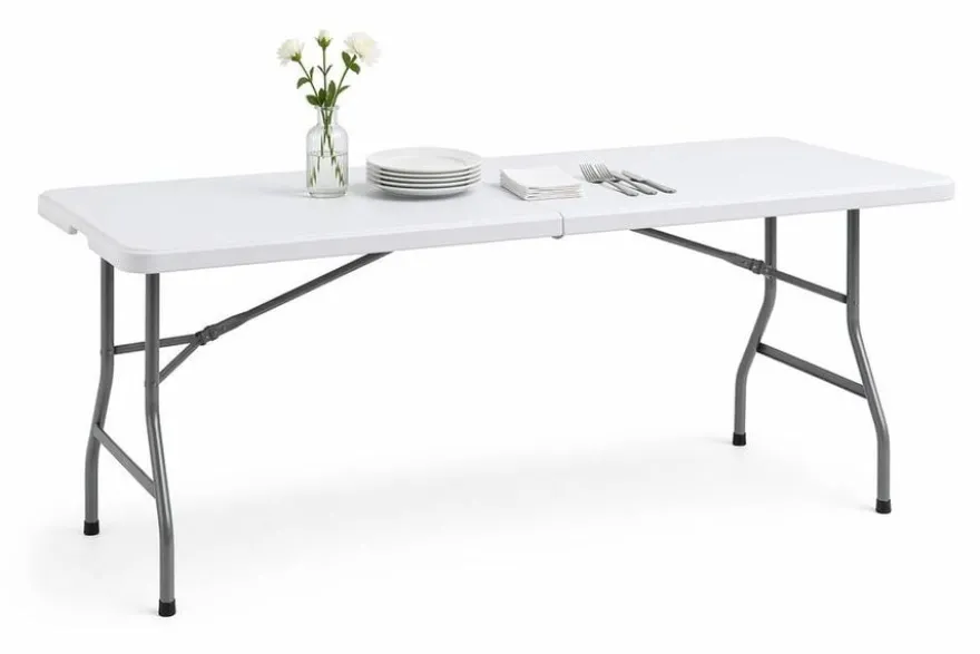 Klapptisch - 1.800 x 740 x 740 mm - Weiß
