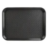 Kristallon Fast-Food-Tablett schwarz 450 x 350 mm