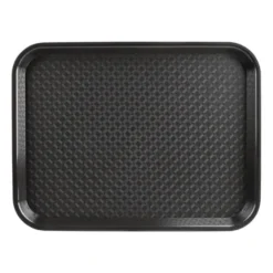 Kristallon Fast-Food-Tablett schwarz 450 x 350 mm