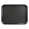 Kristallon Fast-Food-Tablett schwarz 345 x 265 mm