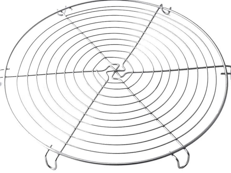 Kuchenrost, elektropoliert, Durchmesser 32cm, Höhe 2cm