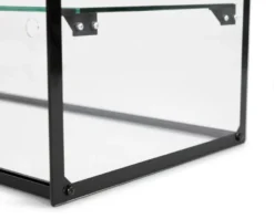 Kuchenvitrine aus gehärtetem Glas - 920 x 390 x 375 mm
