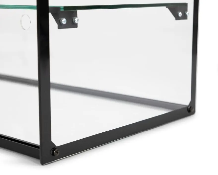 Kuchenvitrine aus gehärtetem Glas - 920 x 390 x 375 mm