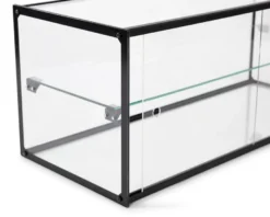 Kuchenvitrine aus gehärtetem Glas - 920 x 390 x 375 mm