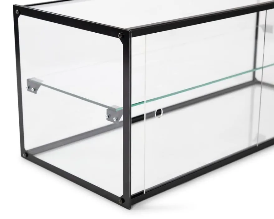 Kuchenvitrine aus gehärtetem Glas - 920 x 390 x 375 mm
