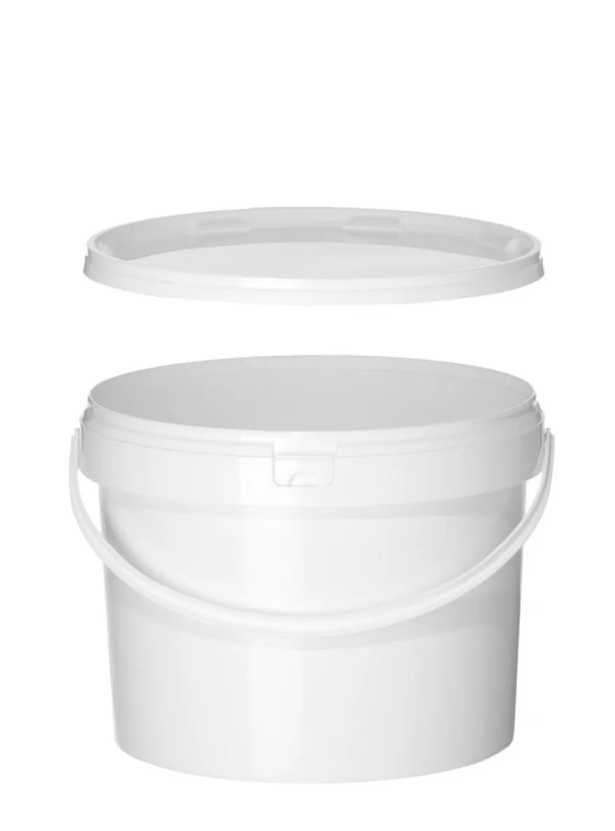 Kunststoff Eimer mit Deckel, Durchmesser 220x(H)290mm 11,5 Liter
