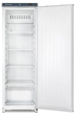 Lagerkühlschrank ECO 400, Innenraum aus Kunststoff, weiß