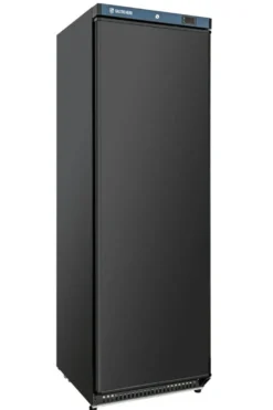 Lagerkühlschrank ECO 400, Innenraum aus Kunststoff, schwarz