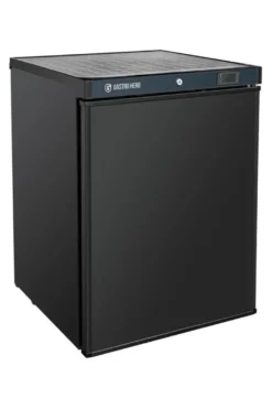Lagerkühlschrank ECO 200, Innenraum aus Kunststoff, schwarz