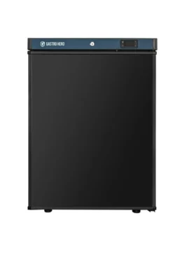 Lagerkühlschrank ECO 200, Innenraum aus Kunststoff, schwarz