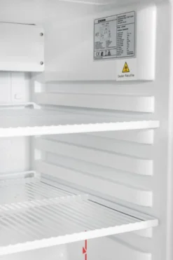 Lagerkühlschrank ECO 200, Innenraum aus Kunststoff, schwarz