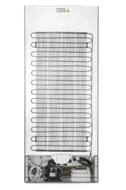 Lagerkühlschrank ECO 600 mit Glastür, Innenraum aus Kunststoff, schwarz
