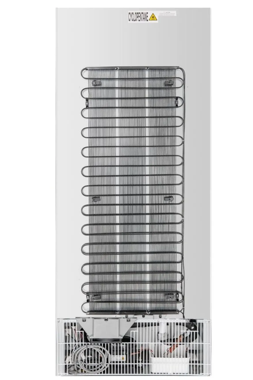 Lagertiefkühlschrank ECO 600, Innenraum aus Kunststoff, weiß