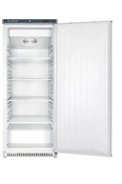 Lagertiefkühlschrank ECO 600, Innenraum aus Kunststoff, weiß